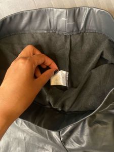 Faux Glossy Leather bottoms