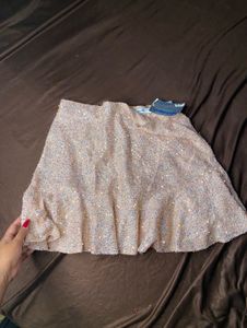 Imported Sparkling Mini Skirt