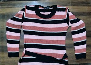 Striped Knit Top