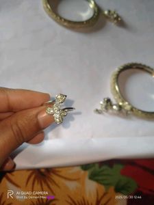 Vintage Style Silver Colour Bangles &amp; Ring Combo