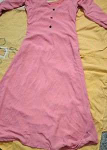 Elegant Pink Maxi Dress