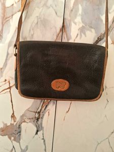 Vintage Leather Made In Paris Bag