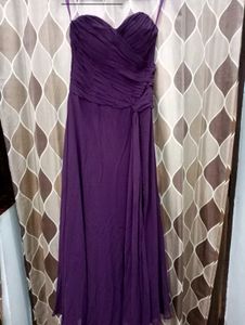 Amazing Gown With Front Slit