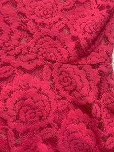 Pink Net Top Floral
