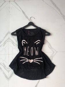 black meow top🖤