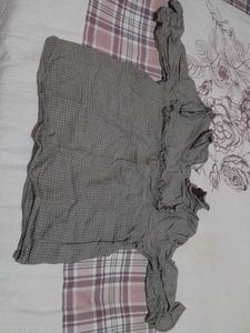 Ginger Check Top