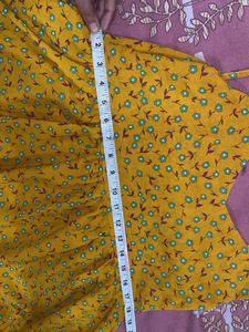Shein Mustard Mini Dress