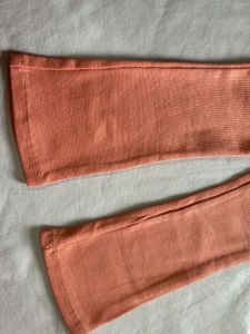 Ribbed Peach Leggings