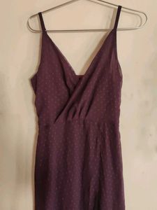 Elegant Purple Maxi Dress