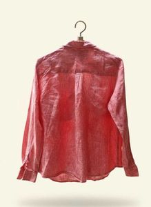 Marks and Spencer Pure Linen Red  Shirt