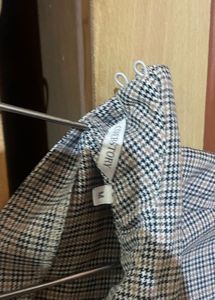 Collared Crop Top In Size M