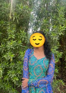 Ethnic Net Bandhni Gown