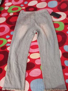 Ripped Wide Leg Jeans