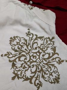 Jaipuri Block printed Pant and Dupatta Solid Kurta