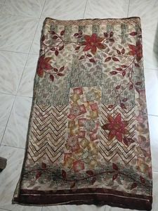 Elegant Floral Saree