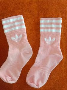 Adidas Pastel Pink Socks
