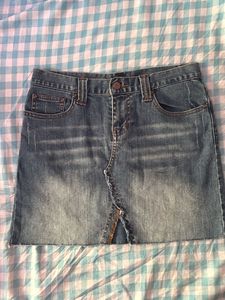 Denim Mini Skirt