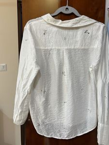 VERO MODA Embellished White Blouse