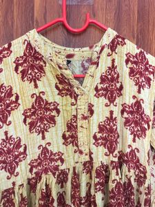 Boho Print Midi Dress