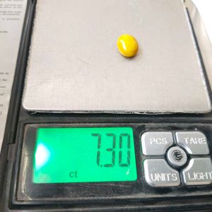 7.30 CTS Yellow Sulemani hakik/Haqiq Gemstone