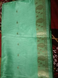 Green Saree with blouse