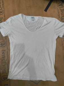 Zara White T-Shirt