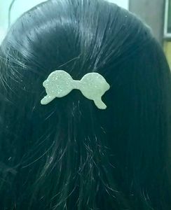 Sparkly Hair Bow Clips (Set of 2)