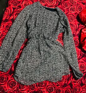 Black Peplum Top