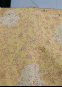 Yellow Printed Kurta