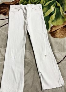 White Flared Jeans