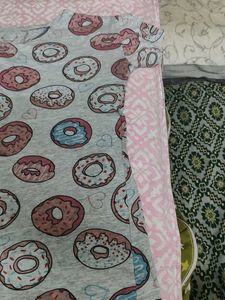 Cute Donut Print Tee