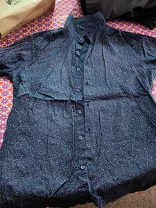 Blue Patterned Shirt