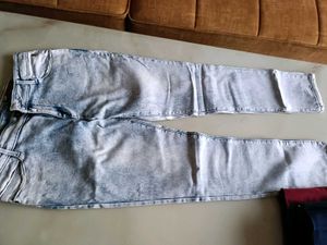 Acid Wash Denim Jeans