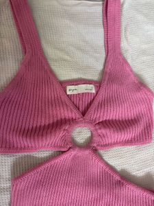 Pink Cutout dress
