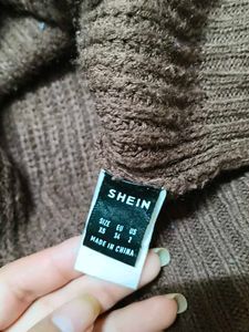 Shein Knitted Turtle Neck Sweater