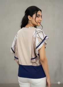 Stylish Patterned Top