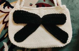 Crochet Bow Bag
