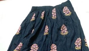 Floral Print Ethnic Skirt