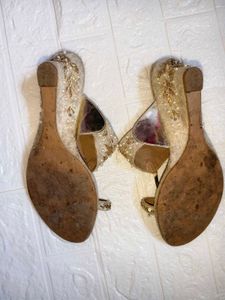 6.5 Inches Embellished Flats &amp; Sandals
