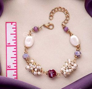 Pearl &amp; Crystal Bracelet