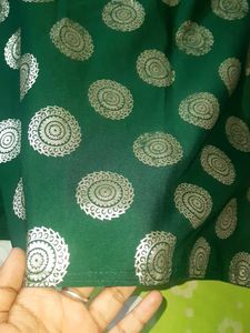 A Beautiful Green Color Kurti