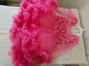 Pretty Pink Girls Party Dress