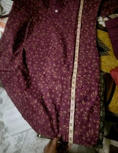 Maroon Kurta Pant Set