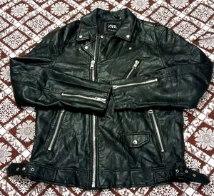 Zara Black Leather Jacket
