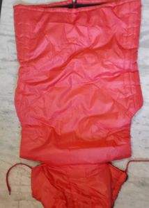 Red Hooded Puffer Vest