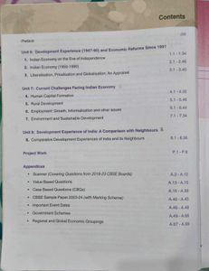 Indian economic development Class 12 Sandeep Garg