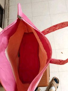Pink Tote Bag