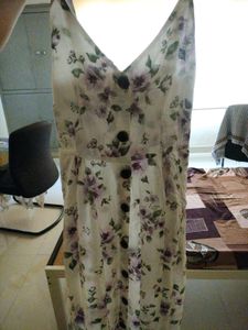 White Floral Dress