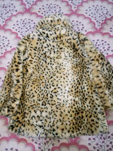 Leopard Print Imported Fur Coat