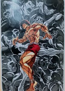 Baki Hanma Poster Fully New Condition